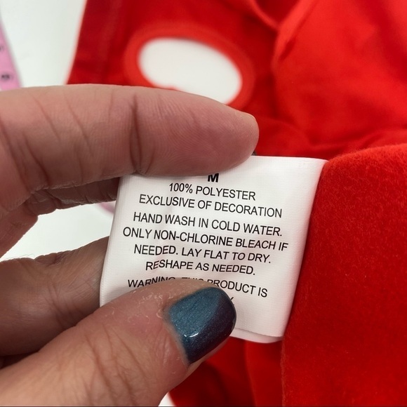 Dog Christmas hoodie red size medium - Picture 5 of 5